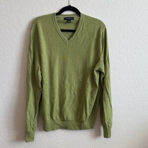 Green Banana Republic Cashmere Sweater Size Large